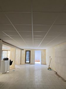 Réalisation d&rsquo;un plafond en dalles